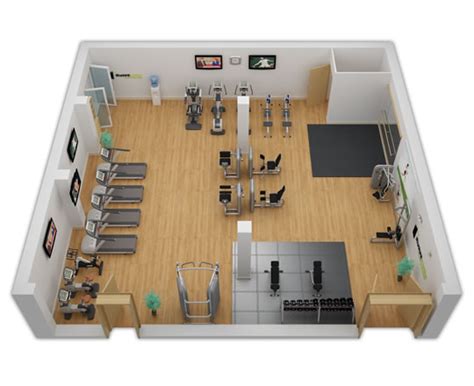 Fitness Center Design Layout