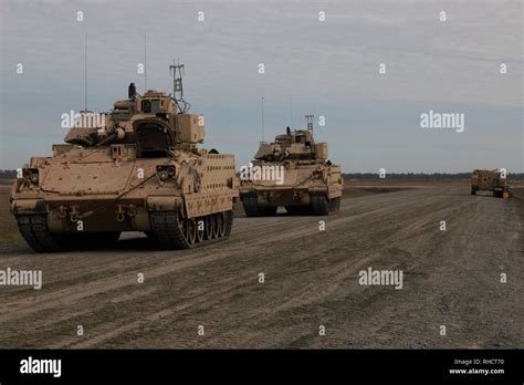 Bradley Fighting Vehicles Assigned To 2nd Battalion 69th Armored