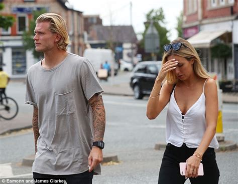 Liverpool Goalkeeper Loris Karius Goes Out For A Morning Stroll In Cheshire With Female