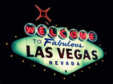 Las Vegas Blinking Sign 