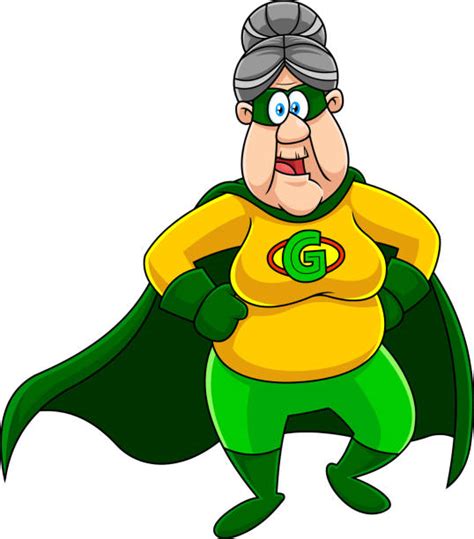 Superhero Grandma Illustrations Royalty Free Vector Graphics And Clip Art Istock