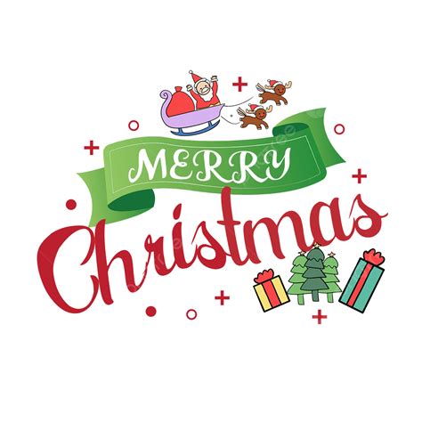 Merry Christmas Creative Font Christmas Happy Font Png Transparent