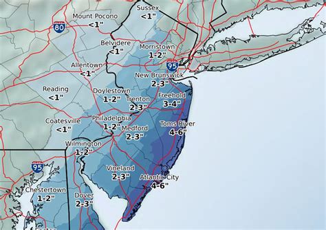 Winter Storm Watch Issued 6 Inches Of Snow Possible In Parts Of Nj