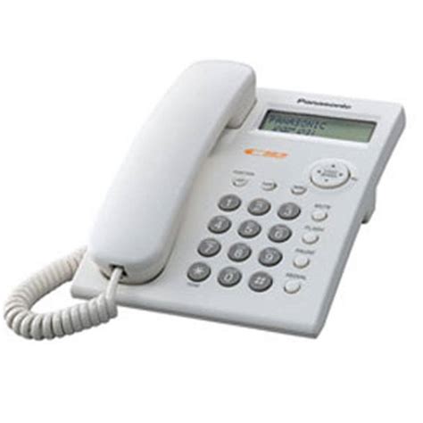 Panasonic Corded Feature Phone With Caller Id White Kx Tsc11w The