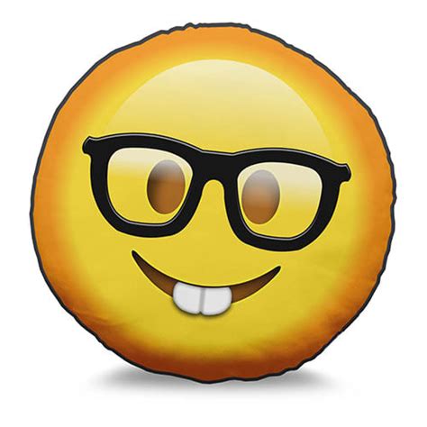 Almofada Emoji Nerd E Geek Emoticon Gorila Clube