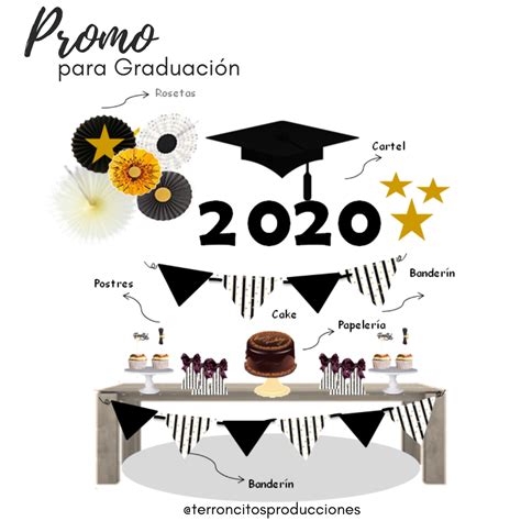 Graduación 2020 Kit Ideal Ideas De Fiesta De Graduación Decoracion