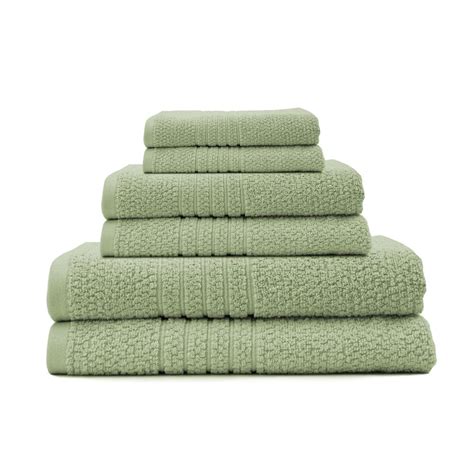 It coordinates with bathmats and shower curtains to tie your bathroom together with an ensemble look at the beach. Softee Spa Home Zero Twist Seedling Green Bath Towel ...