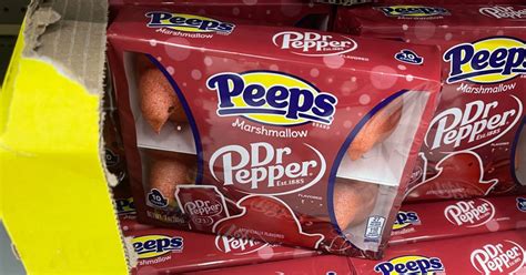 New Dr Pepper Flavored Peeps Candy Are Hitting Store Shelves More