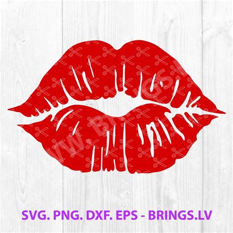 Lips Kiss SVG Kiss SVG Lips SVG Valentines Day SVG Love SVG File