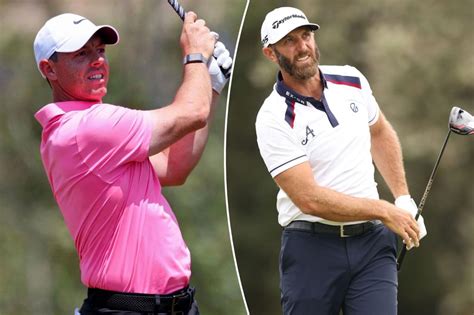 Rory Mcilroy Dustin Johnson Just In Us Open Hunt On Resilience