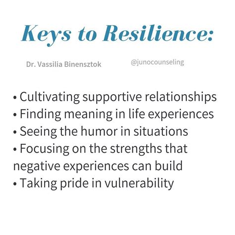 Resilience Means Growth If Through Experiences Rather Than Avoiding