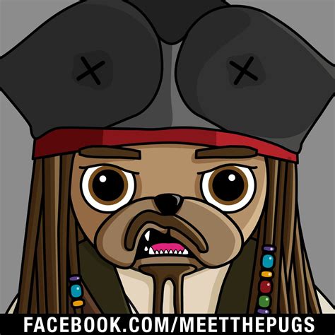 Pug Jack Sparrow Pugs Mario Characters Character