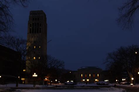 Michigan Exposures 12 Months Of The Bell Tower