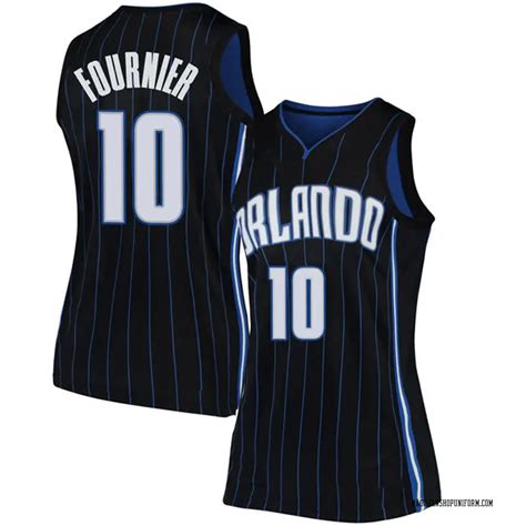 Nike Orlando Magic Swingman Black Evan Fournier Jersey Statement