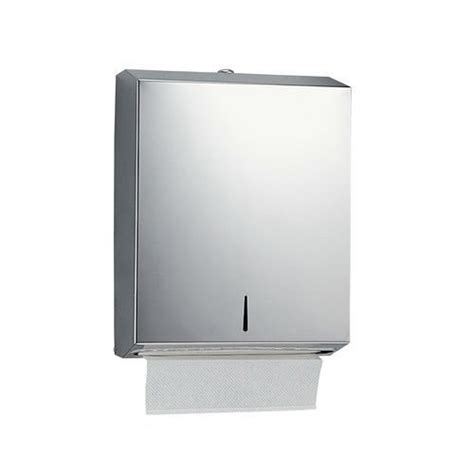 Modern washbasin in a bathroom with brown wall tile. Paper Towel Dispenser - Stainless Steel Paper Towel ...