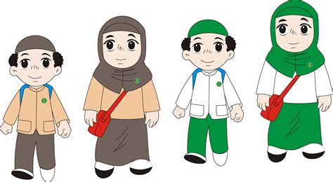 84 Gaya Terbaru Kartun Islami Berhijab Gambar Kartun
