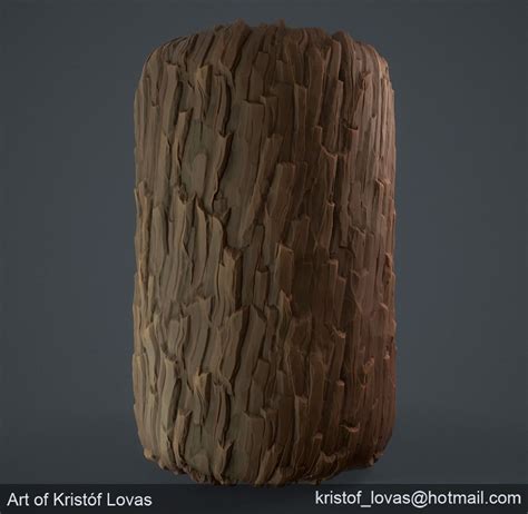 Artstation Procedural Stylized Tree Bark Reworked Kristóf Lovas