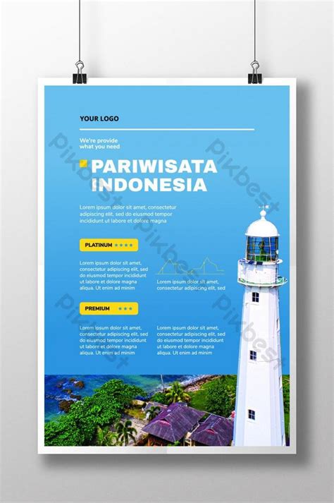 Modern Pariwisata Indonesia Poster Template Ai Free Download Pikbest