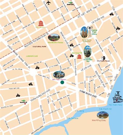 Ho Chi Minh City Tourist Map Virtual Saigon