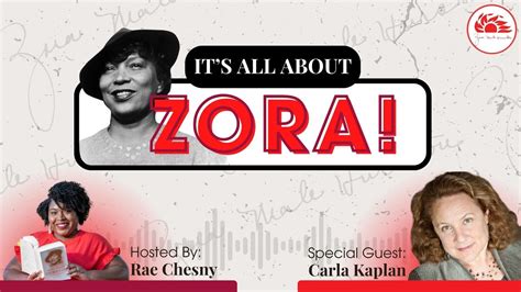 it s all about zora carla kaplan zora neale hurston a life in letters youtube