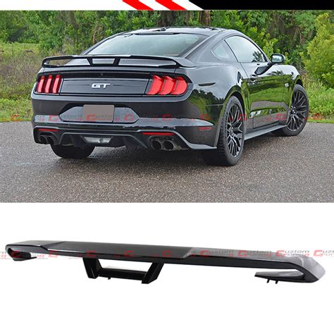 For 2015 2020 Ford Mustang S550 Gt Style Glossy Black Rear Trunk