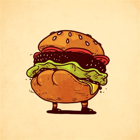  Burger Animated  On Er