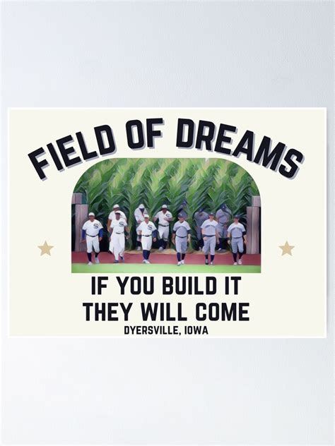 Field Of Dreams 2021 If You Build It They Will Come Mlb Game White