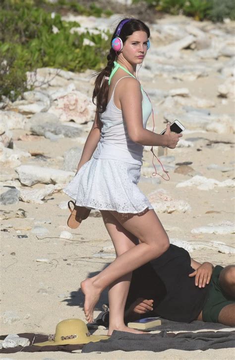 Lana Del Rey Wearing Green Bikini At The Beach In Stbarts Porn Pictures Xxx Photos Sex Images