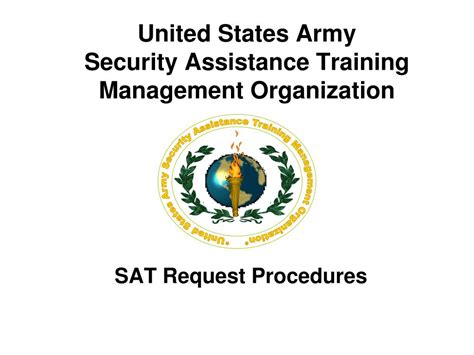 Ppt United States Army Security Assistance Training Management