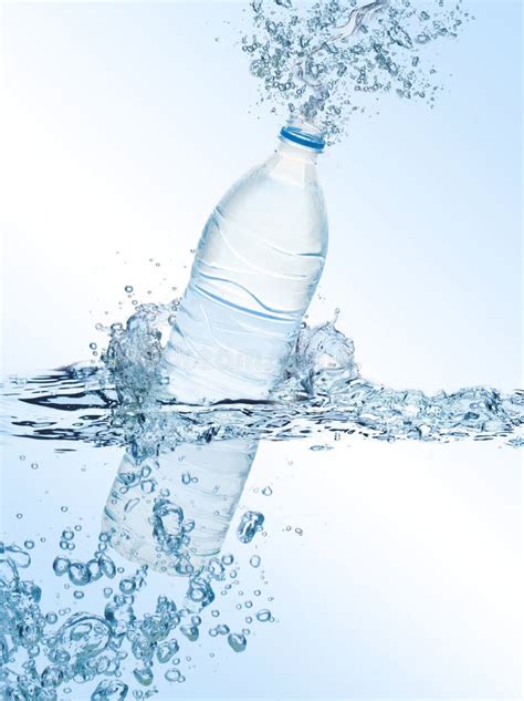 Water Bottle With Glass Stock Image Image Of Fluid Liquid 19640757