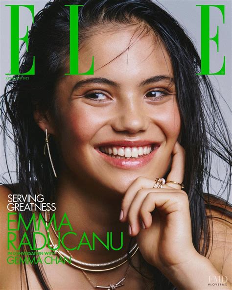 Cover Of Elle Uk With Emma Raducanu July Id Magazines