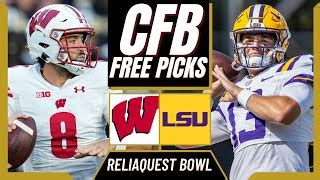 Reliaquest Bowl Odds Wisconsin Vs Lsu Spread Total And Props