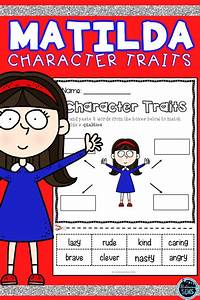 Matilda Character Traits Activities Bundle Character Traits