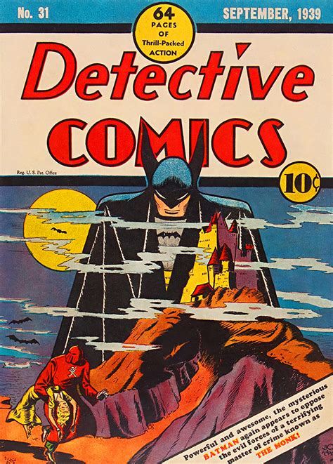 Detective Comics 31 Batman Vintage Superhero Comic Superhero Poster
