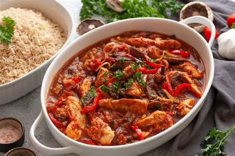 Chicken Marengo With Mushrooms And Tomatoes Recipe