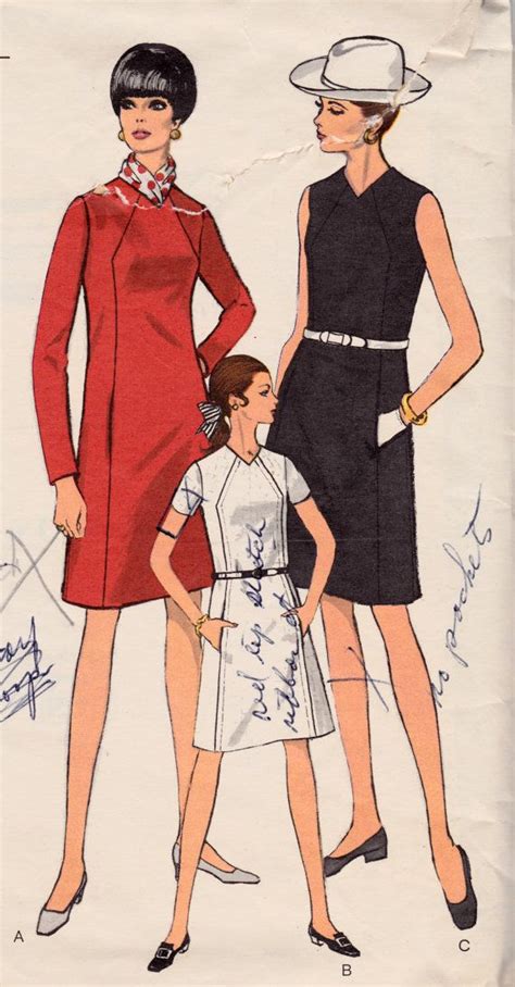 1960 s mod aline dress womens vintage sewing by sutlerssundries 9 99 vintage patterns vintage