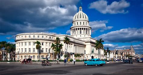 Capital Building View In Havana Cuba Image Free Stock Photo Public