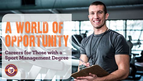 What Can You Do With A Sport Management Degree