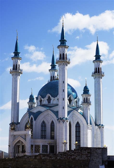 Kul Sharif Mosque In Kazan Mosque Beautiful Mosques Around The