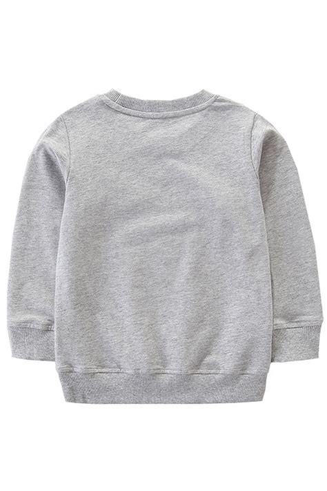 Lovely Casual Printed Light Grey Sweatshirt Girls Hoodielw Fashion