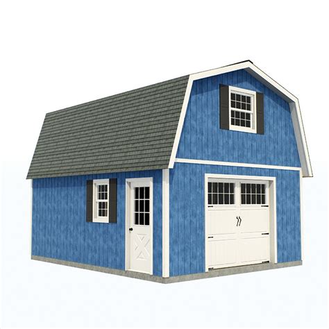Best Barns Jefferson 16X32 Wood Shed Free Shipping