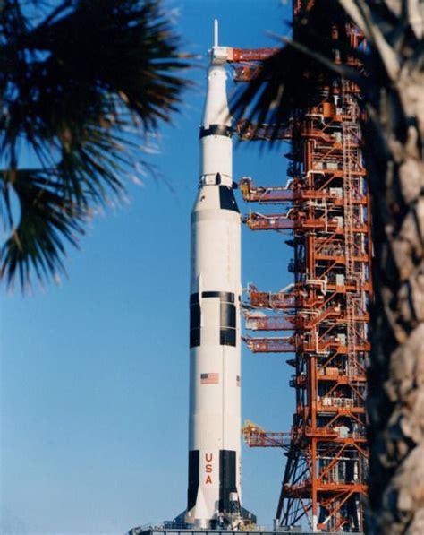 December 16 1969 The Apollo 13 Rocket Rolls Out At Cape Canaveral