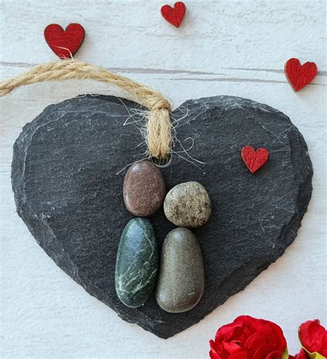Romantic valentines gift for him pebble art mini tiny | Etsy in 2021 | Romantic valentines gift ...