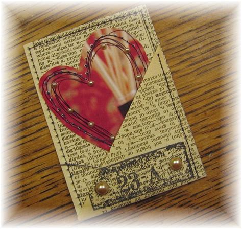 Atc Sewn Atc Valentines Cards Trading Card Ideas Diy Valentines Cards