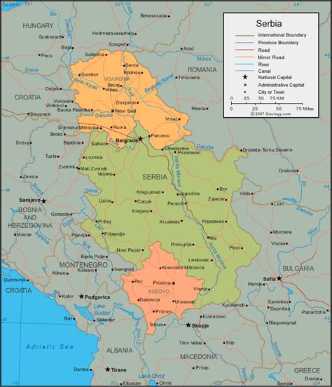 Maps Of Serbia