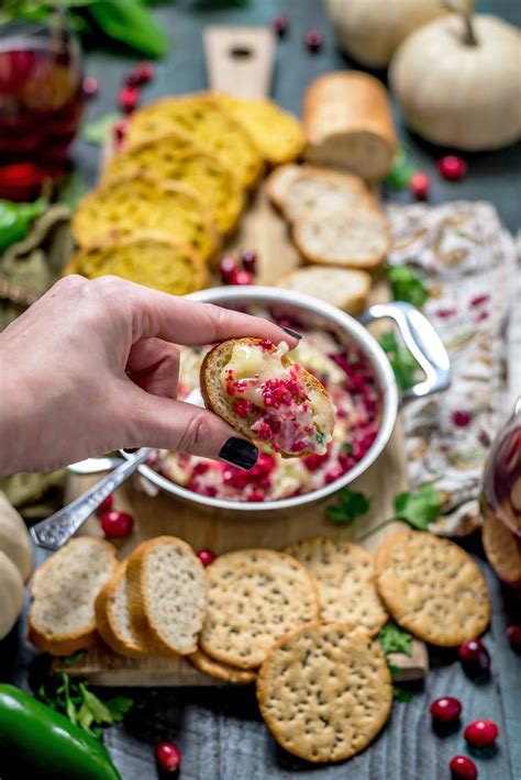 Cranberry Jalapeno Baked Brie Dip Host The Toast Recipe Cranberry