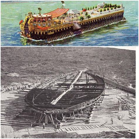 Nemi Boats Constructed By Emperor Caligula In 1st Century Ad Used As
