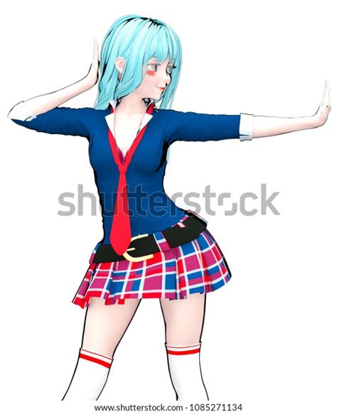 3d Sexy Anime Doll Japanese Anime Stock Illustration 1085271134 Shutterstock