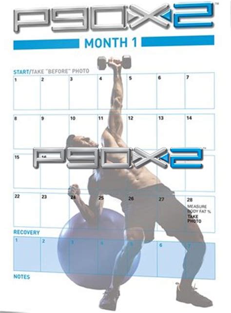 P90x Schedule Phase 1