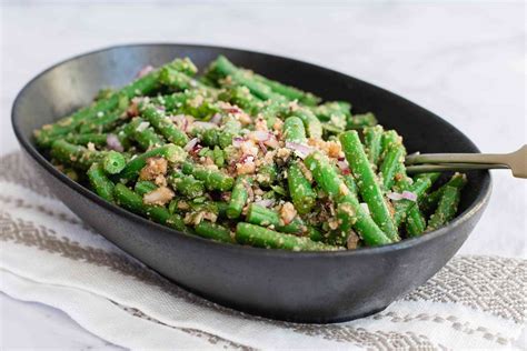 Green Bean Salad With Basil Balsamic And Parmesan Recipe